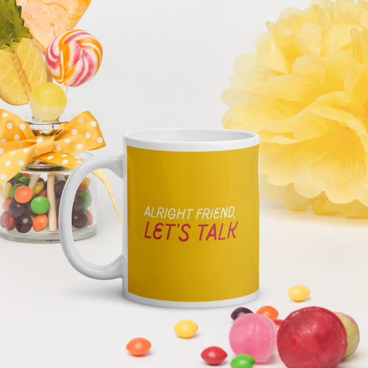 Yellow Mug Talks - Ceramic